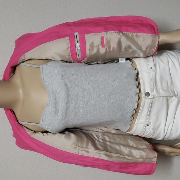 J.CREW Women Blazer, Size 2, Color Pink. - Picture 5 of 8